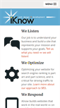Mobile Screenshot of iknowwebdesign.com